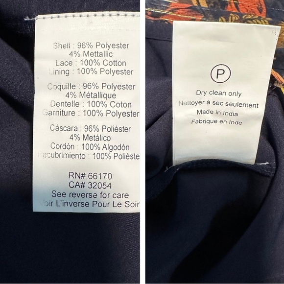 Anthro Mynah’s Reynu Taandon Cristy Crochet Blouse Floral Multicolor Boho XS NWT - Picture 8 of 11